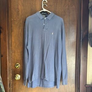 Lacoste Blue Polo Shirt with Embroidered Logo